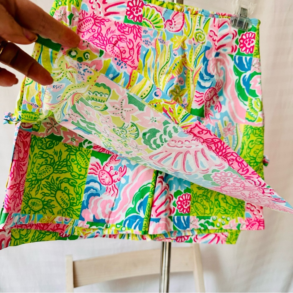 Cotton Connection Preppy Patchwork Skort Size 4 Z… - image 2